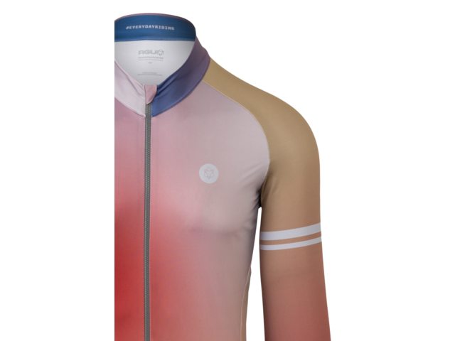 AGU Performance Gradient heren fietsshirt lange mouwen - multicolor