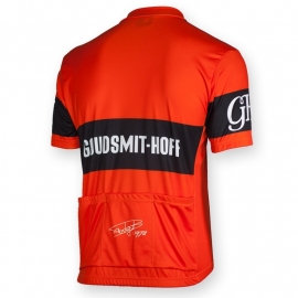 Rogelli Goudsmit-Hoff retro fietsshirt korte mouwen