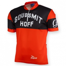 Rogelli Goudsmit-Hoff retro fietsshirt korte mouwen