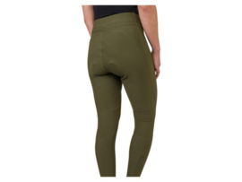 AGU Essential lange dames fietsbroek - army green