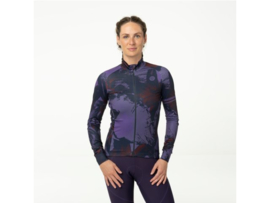 AGU Performance Flower dames fietsshirt lange mouwen - purple rain