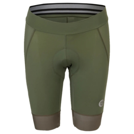 AGU Essential Prime II korte dames fietsbroek - legergroen