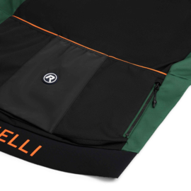 Rogelli Cadence heren winter fietsjack - groen/oranje/zwart