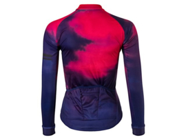 AGU Aqua dames fietsshirt lange mouwen - paars/roze