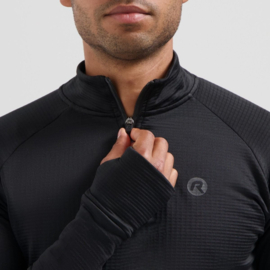Rogelli Essential hardloopshirt heren lange mouwen - zwart