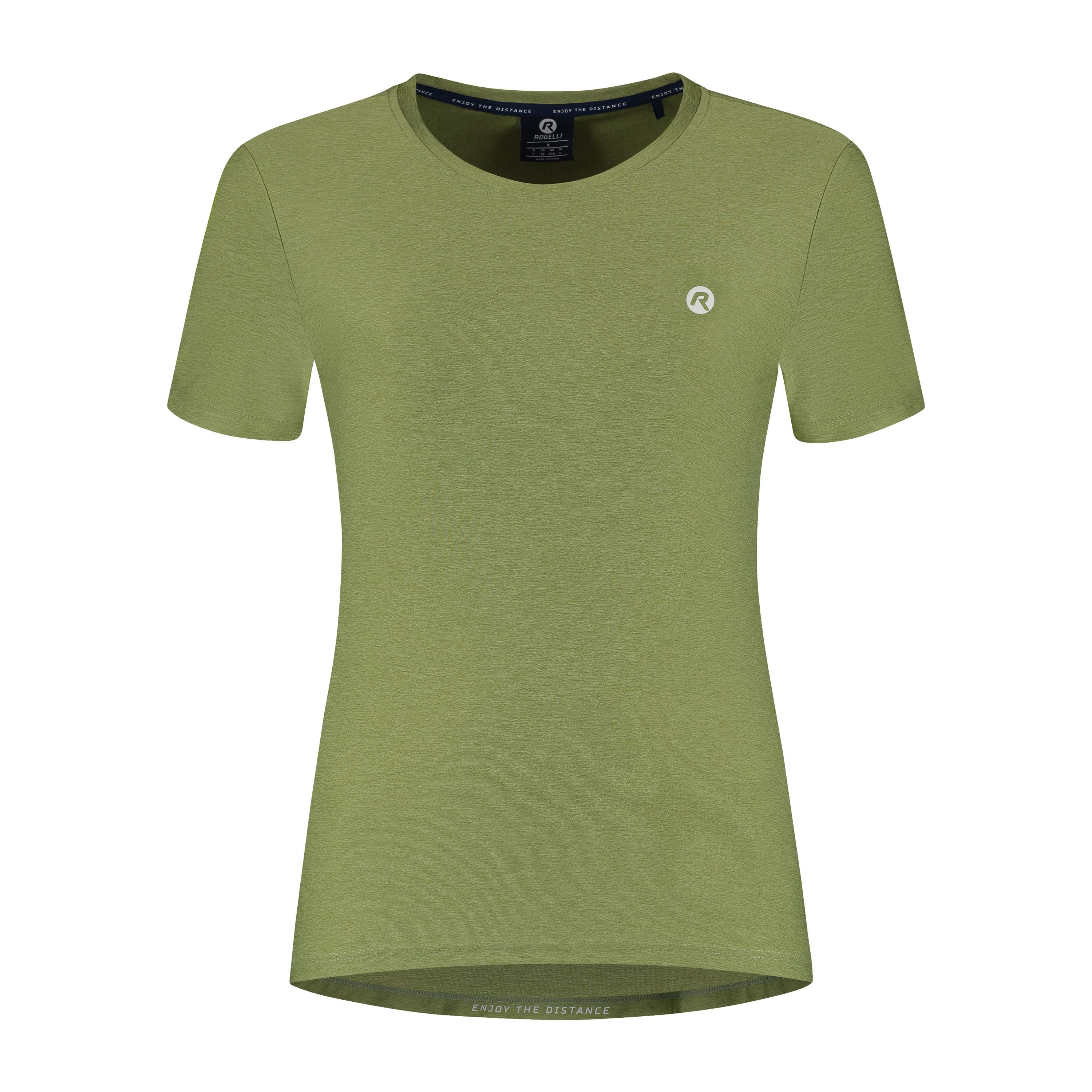 Rogelli Essential hardloopshirt dames korte mouw - groen