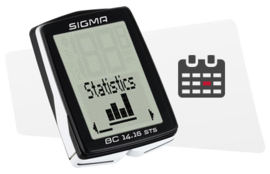 Sigma BC 14.16 STS draadloze fietscomputer - incl. hoogtemeter