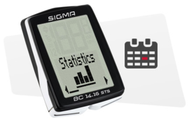 Sigma BC 14.16 STS CAD draadloze fietscomputer - incl. hoogtemeter