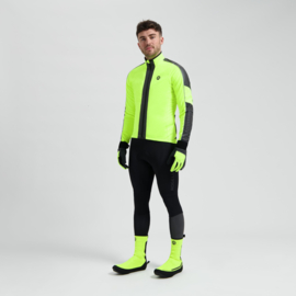 Rogelli Essential Hi Vis heren fietsjack - zwart