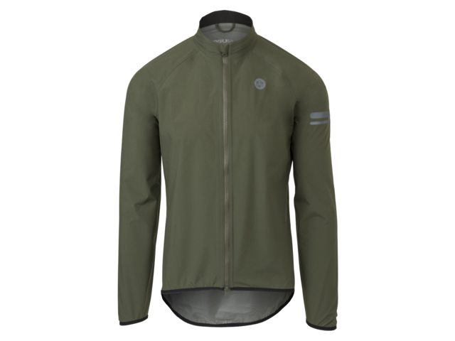 AGU Essential heren fiets regenjack - forest green