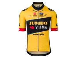AGU Team Jumbo Visma fietsshirt korte mouwen 2023 - geel/zwart
