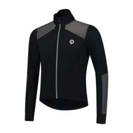 Rogelli Hi Vis heren winter fietsjack - zwart/reflectie