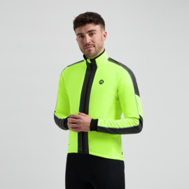 Rogelli Essential Hi Vis heren fietsjack - zwart