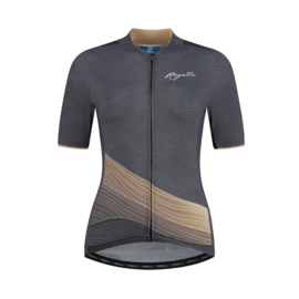 Rogelli Peace dames fietsshirt korte mouwen - grijs/goud