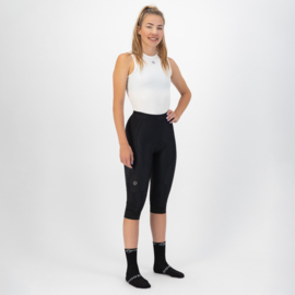 Rogelli Essential II driekwart dames fietsbroek - zwart