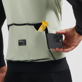 Rogelli Distance II heren winter fietskledingset - taupe/zwart