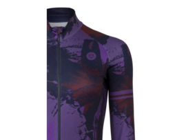 AGU Performance Flower dames fietsshirt lange mouwen - purple rain