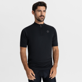 Rogelli Core fietsshirt korte mouwen - zwart