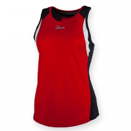 Rogelli Esty hardloop singlet dames - rood/zwart