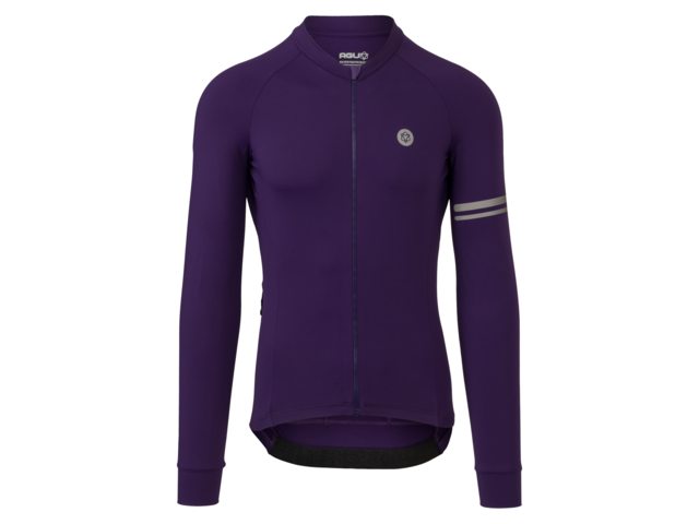 AGU Performance Solid heren fietsshirt lange mouwen - purple rain