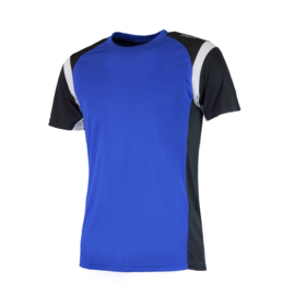 Rogelli Dutton hardloopshirt heren korte mouw - blauw/zwart/wit