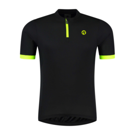 Rogelli Core fietsshirt korte mouwen - zwart/fluor