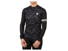 AGU Velo Wave dames fietsshirt lange mouwen - zwart