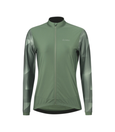 Löffler Tori Mid dames fietsshirt lange mouwen - pine