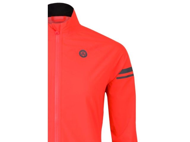 AGU Essential dames regen fietsjack - safety red
