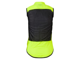 AGU Essential Wind Body II dames fietsvestje - fluor/zwart