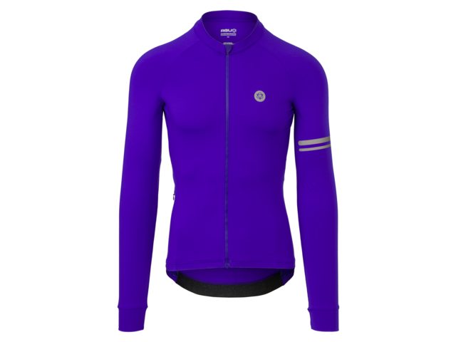 AGU Performance Solid heren fietsshirt lange mouwen - velvet