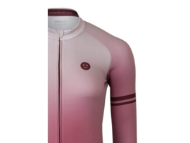AGU Essential Gradient dames fietsshirt lange mouwen - roze