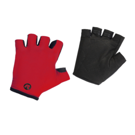 Rogelli Solid zomer fietshandschoenen - rood/zwart