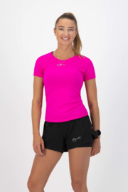 Rogelli Essential hardloopshirt dames korte mouw - roze