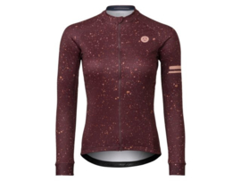 AGU Splatter dames fietsshirt lange mouwen - modica