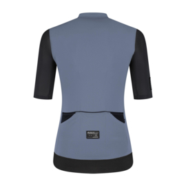 Rogelli Distance II dames fietsshirt korte mouwen - paars/zwart