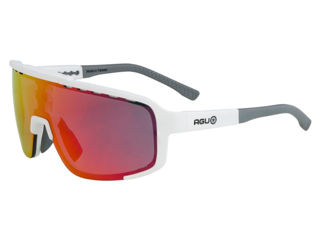 AGU Bold 2.0 Red fietsbril - wit