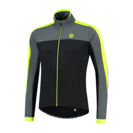 Rogelli Freeze heren winter fietsjack - zwart/grijs/fluor