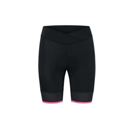 Rogelli Select II korte dames fietsbroek – zwart/roze