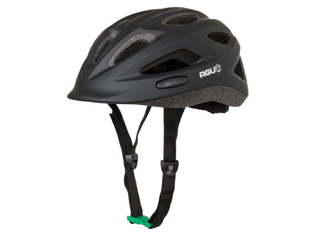 AGU Go kinder fietshelm - zwart