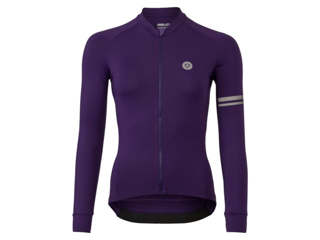 AGU Solid dames fietsshirt lange mouwen - purple rain