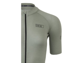 AGU SIX6 Merino dames fietsshirt korte mouwen - Highland green