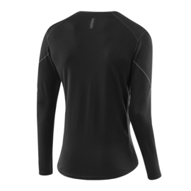 Löffler Transtex Merino Warm+ ondershirt lange mouwen - zwart