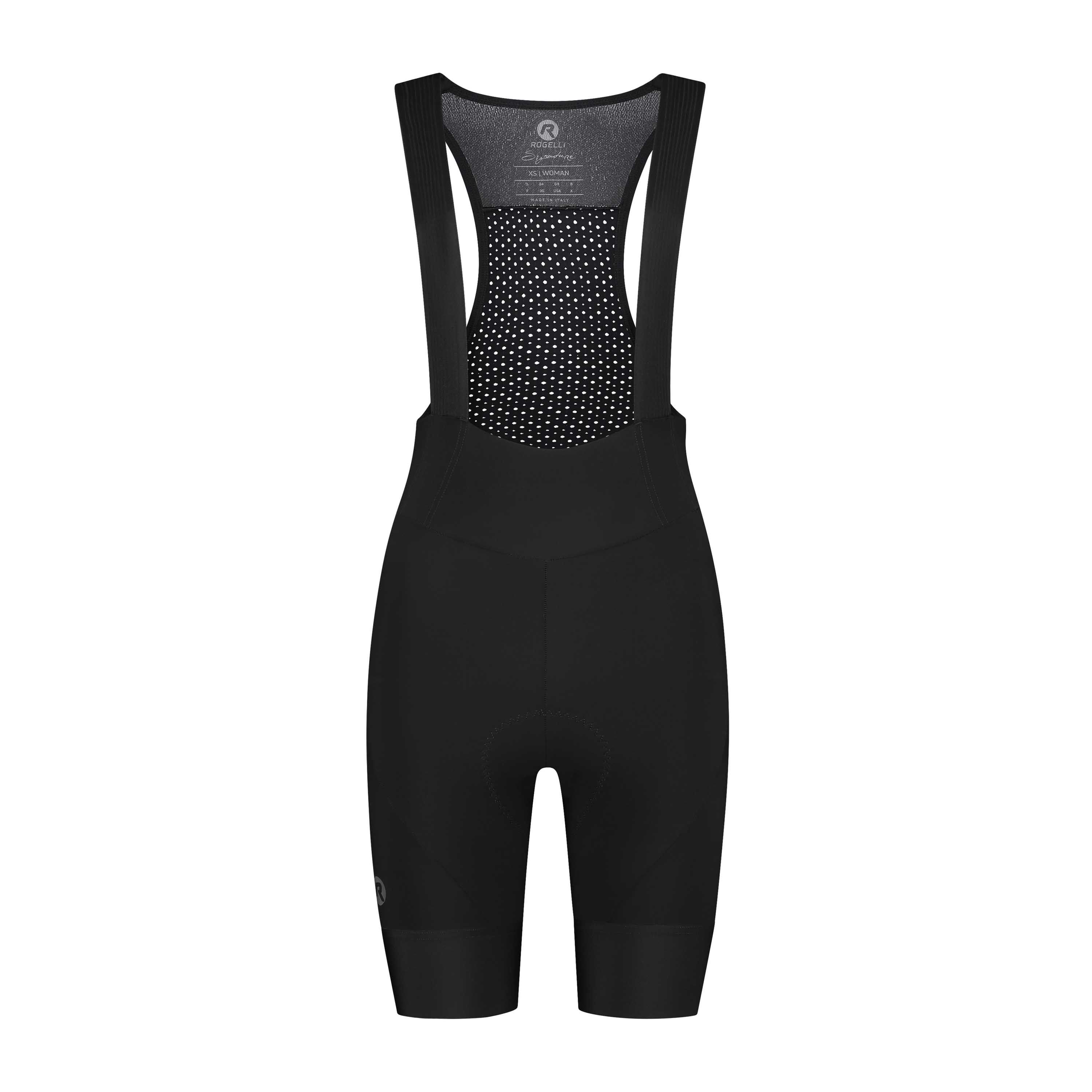 Rogelli Signature dames bibshort - zwart