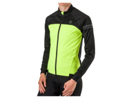 AGU Essential Hi-vis dames winter fietskledingset - zwart/fluor