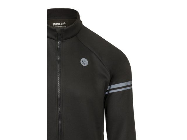 AGU Thermo heren winter fietsjack - zwart