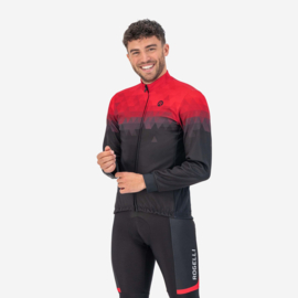 Rogelli Sphere heren winter fietsjack - zwart/rood