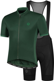 Rogelli Essential zomer fietskledingset - groen/zwart