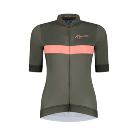 Rogelli Prime dames fietskledingset - groen/coral/zwart