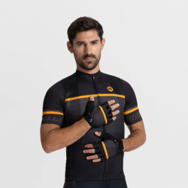 Rogelli Hero II zomer fietshandschoenen – zwart/grijs/oranje